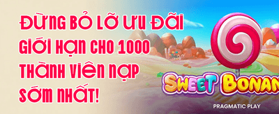 Thưởng Chào Mừng 100% Nạp Đầu promotion banner